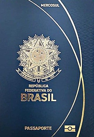 Capa do passaporte brasileiro